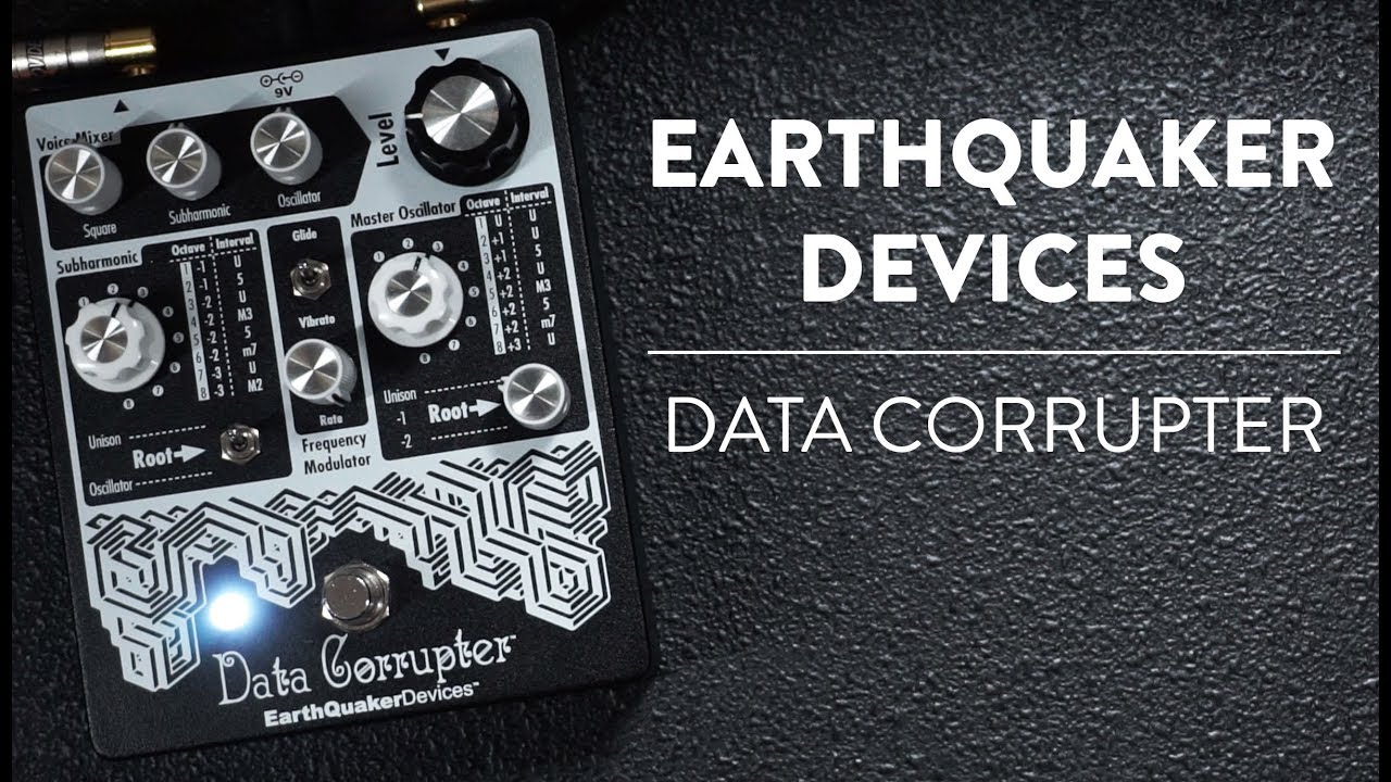 EarthQuaker Devices Data Corrupter Monophonic Harmonizing PLL (Phase-Locked Loop) Demo