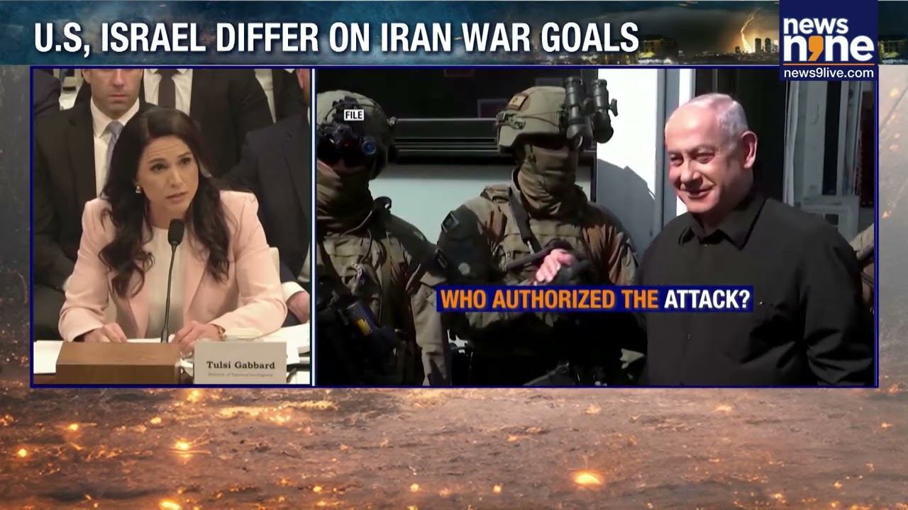 US-Israel Rift? Tulsi Gabbard Reveals Major Divide On Iran War Strategy | News9