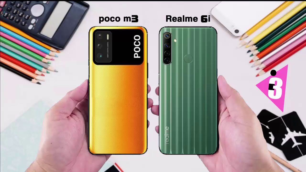 مقارنه بين بوكو ام 3 وريلمي 6 اي | poco m3 vs realme 6i