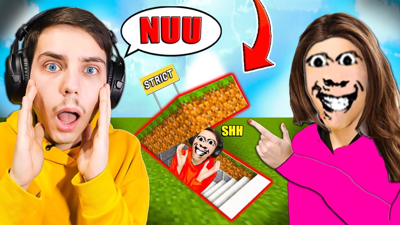 Tatal se ASCUNDE de Mama STRICTA 🤫 SECRET !