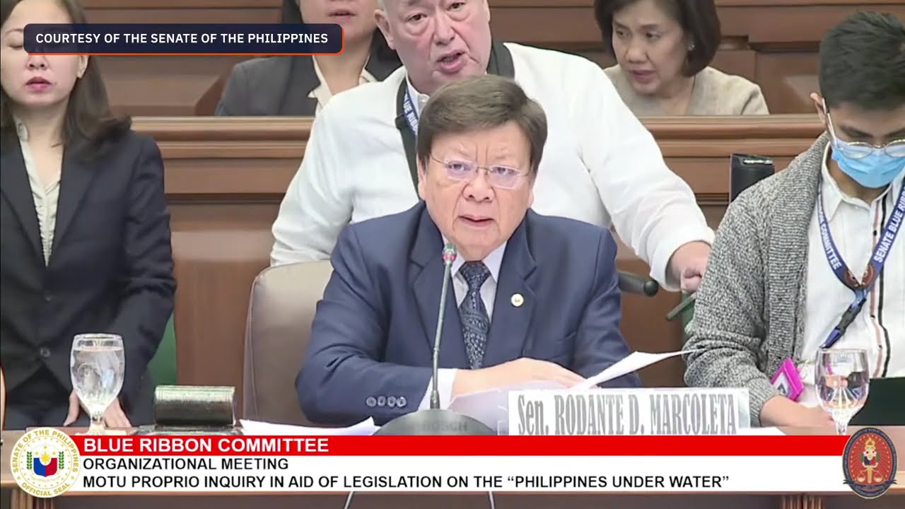 LIVESTREAM: Senate investigates anomalous flood control projects