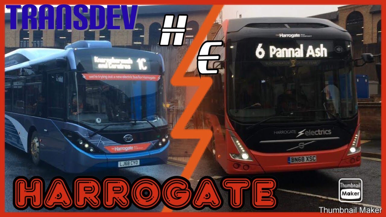 Buses at Harrogate bus station 13/10/2020