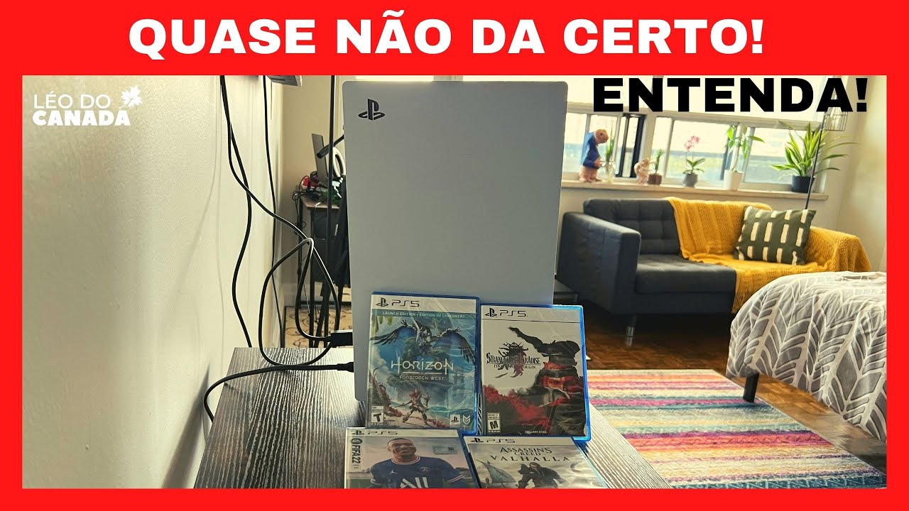 FINALMENTE, Comprei um Playstation 5 no Canadá | PS5 Sony