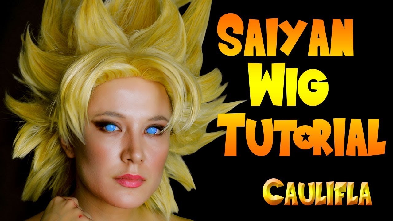 Saiyan Wig Tutorial (Caulifla) -  Spiky Wig Tutorial