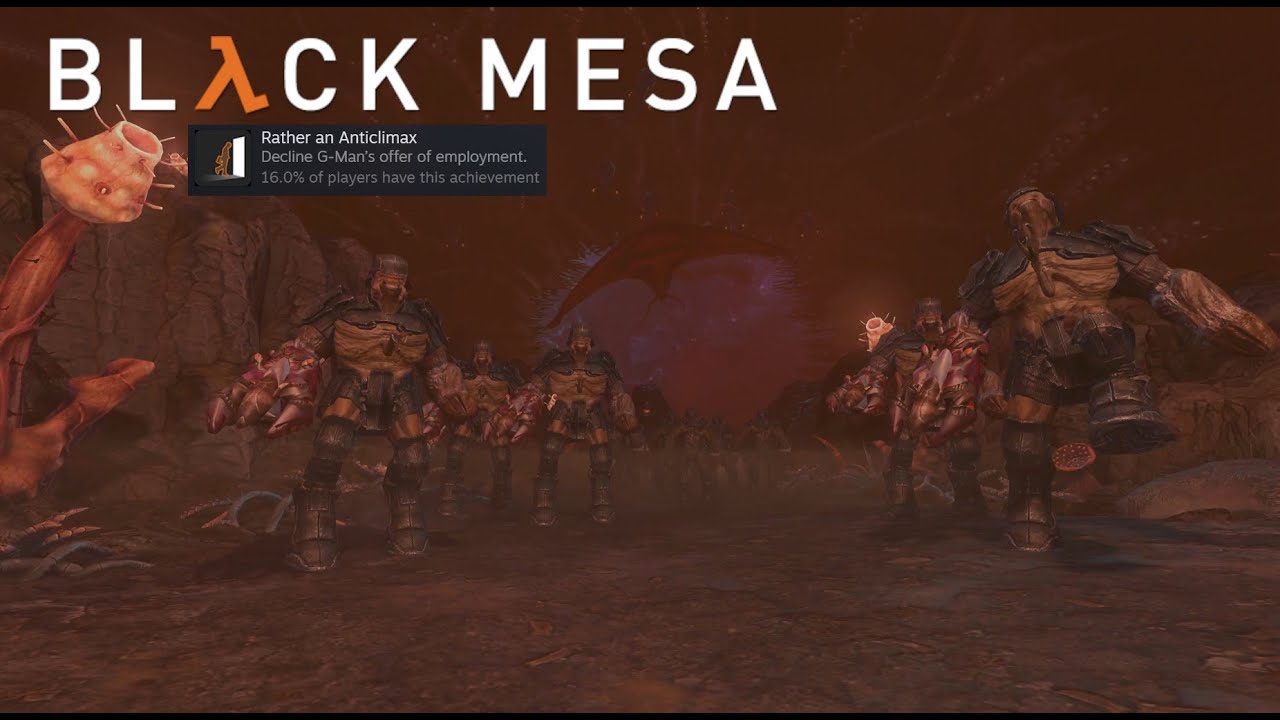 Black Mesa - Unlocking the Rather An Anticlimax Achievement And Ending!