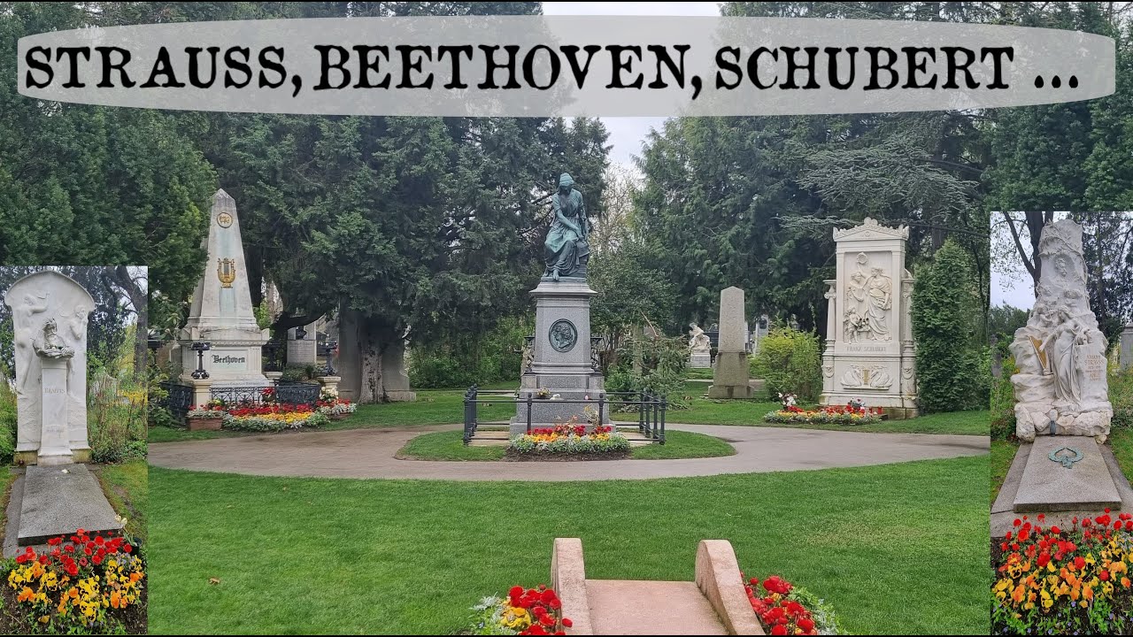BEETHOVEN, SCHUBERT, STRAUSS...Tumbas de Músicos en Viena.