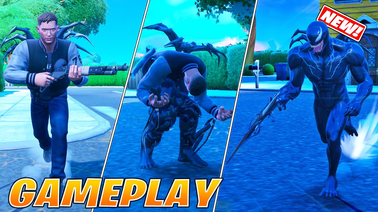 *NEW* Eddie Brock Venom Bundle(Venom Unleashed Built in Emote) Gameplay! Fortnite