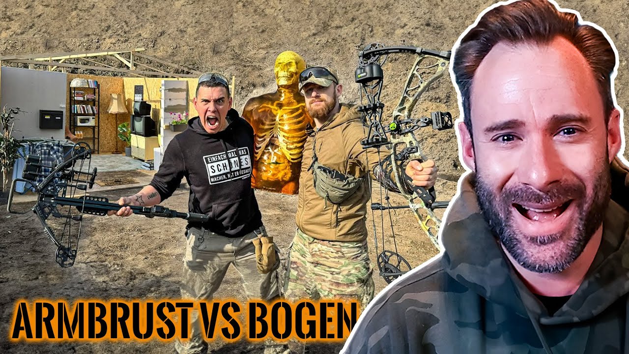 DIE BEIDEN SIND CHAOS PUR! Armbrust vs. Bogen mit Mattin und Fritz | Otto reagiert