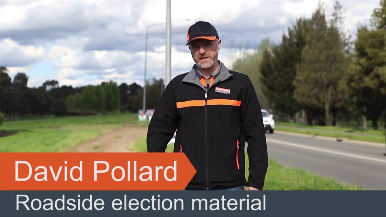 David Pollard - Roadside election material