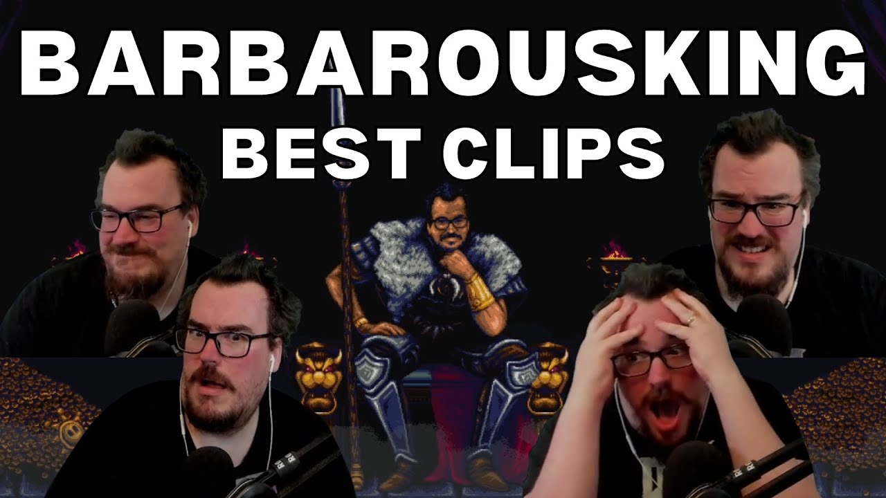 Best of BarbarousKing - Best Twitch Clips of Weird Hair Man Who Yells at All Games