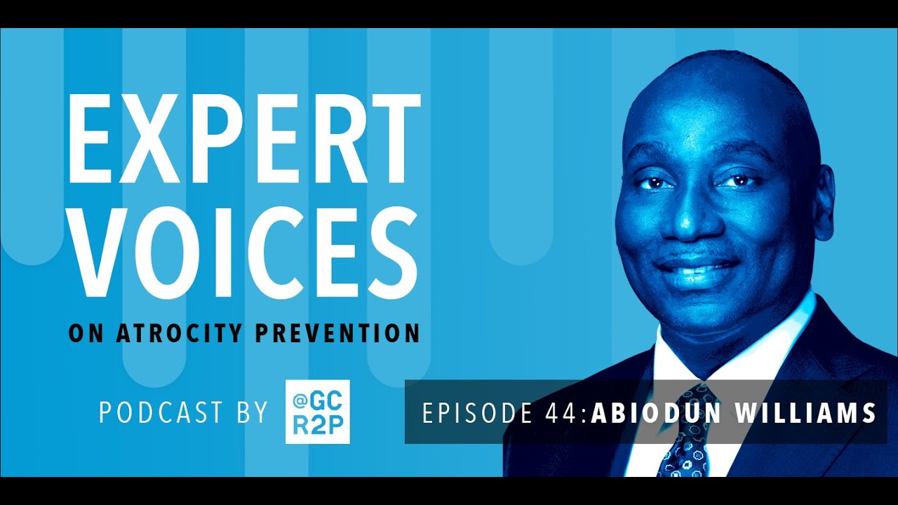 Expert Voices on Atrocity Prevention Episode 44: Abiodun Williams