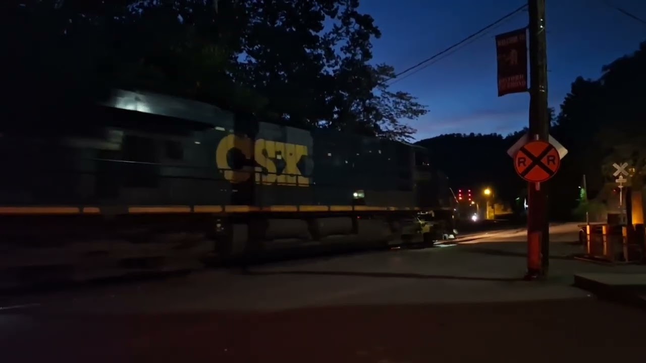 "Train Chaser" Following a Train to Thurmond, West Virginia at Night | Episode 1