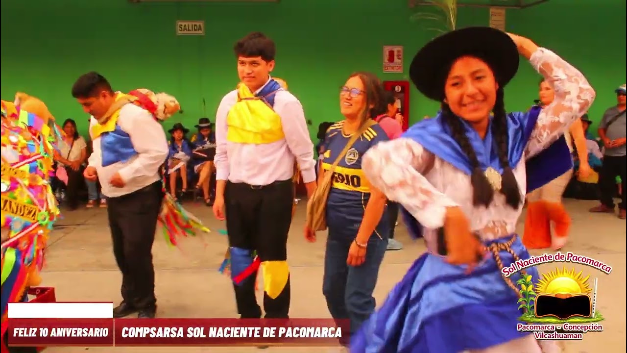 FELIZ 1O ANIVERSARIO SOL NACIENTE DE PACOMARCA 2026 ENTRADA DE PADRINOS DE LA YUNZA 2026