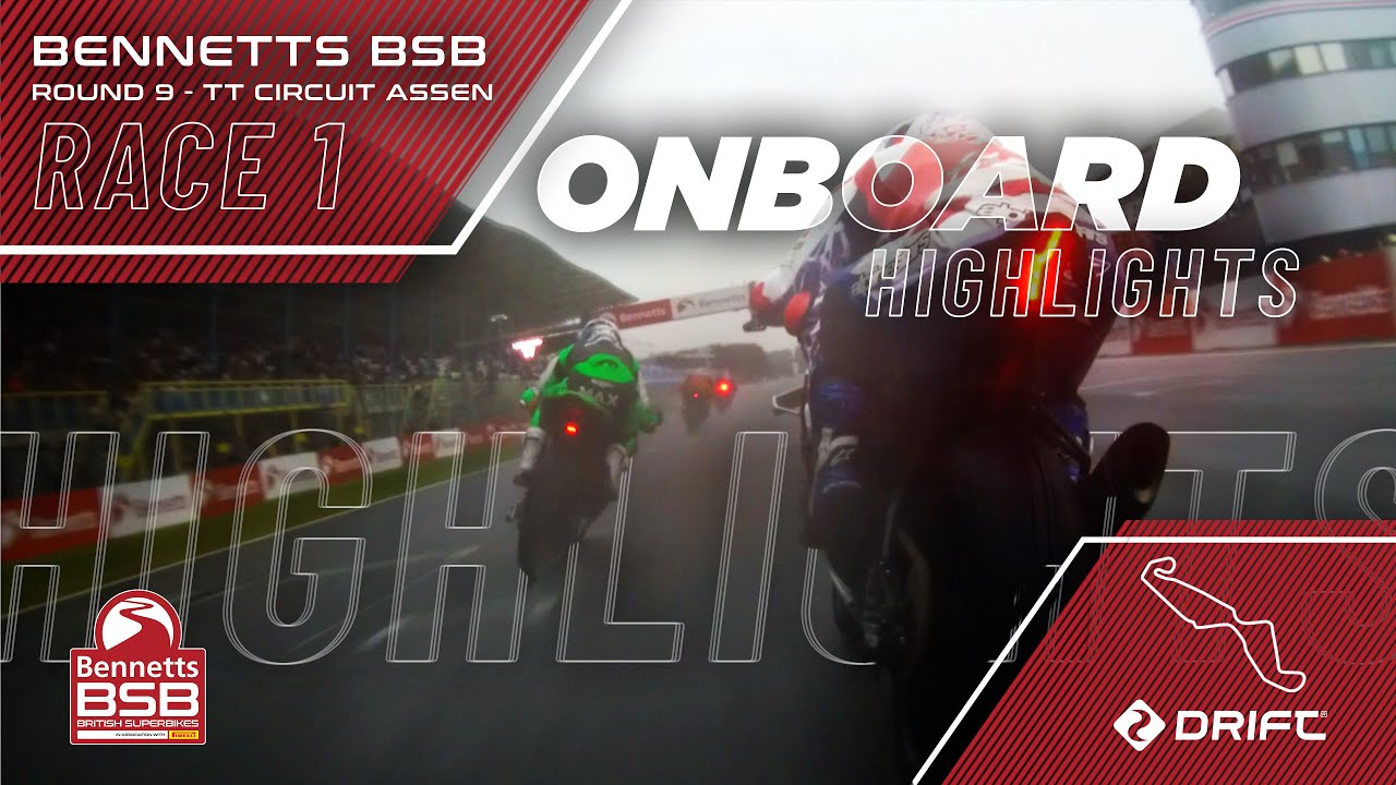Чемпионат Великобритании по супербайку Bennetts 2025: RD9 &ndash; TT Circuit Assen &ndash; Гонка 1: лучшие мо...