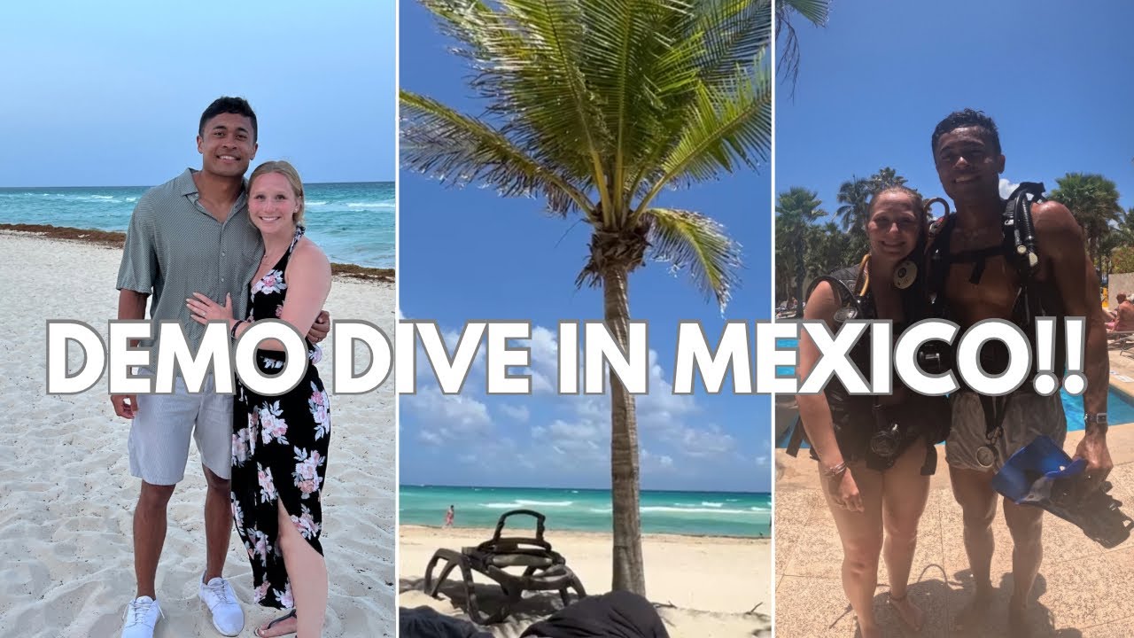 Resort Life & First Demo Dive! | Playa del Carmen Vlog | Viva Azteca by Wyndham All-Inclusive Resort