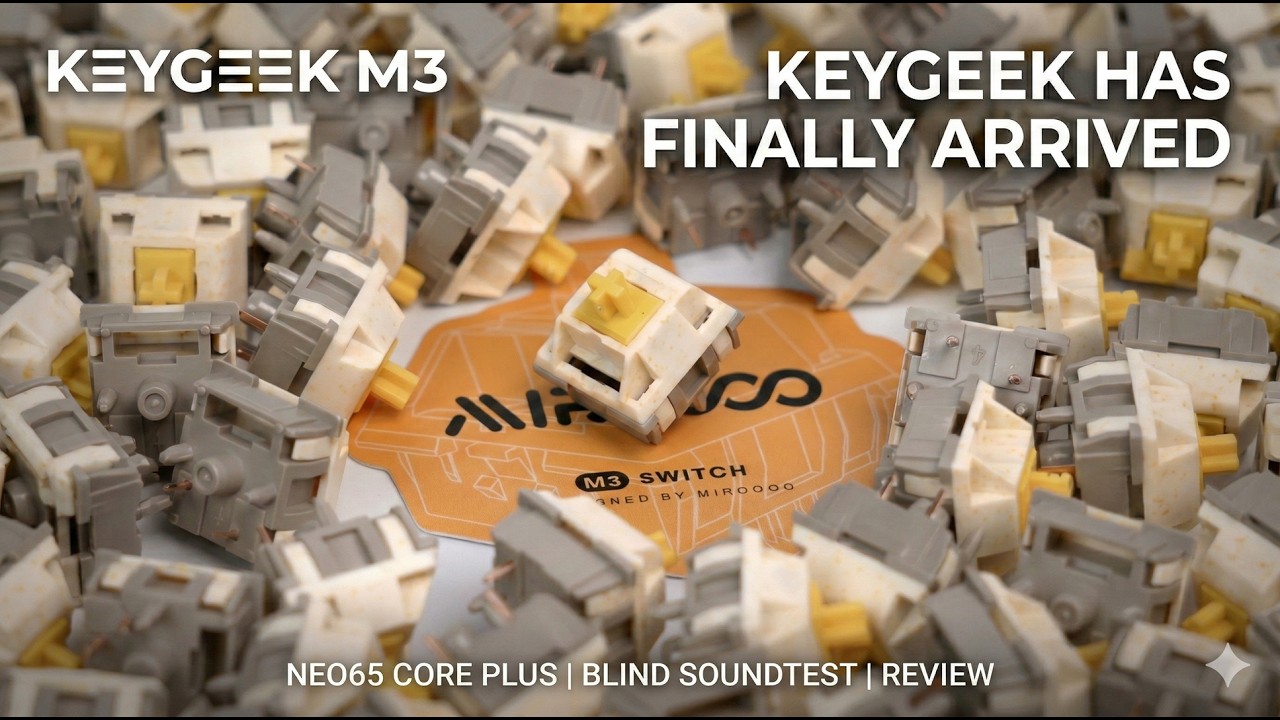 Keygeek M3 Linear Switch Review — The First REAL Keygeek Clacker | Neo65 Core Plus