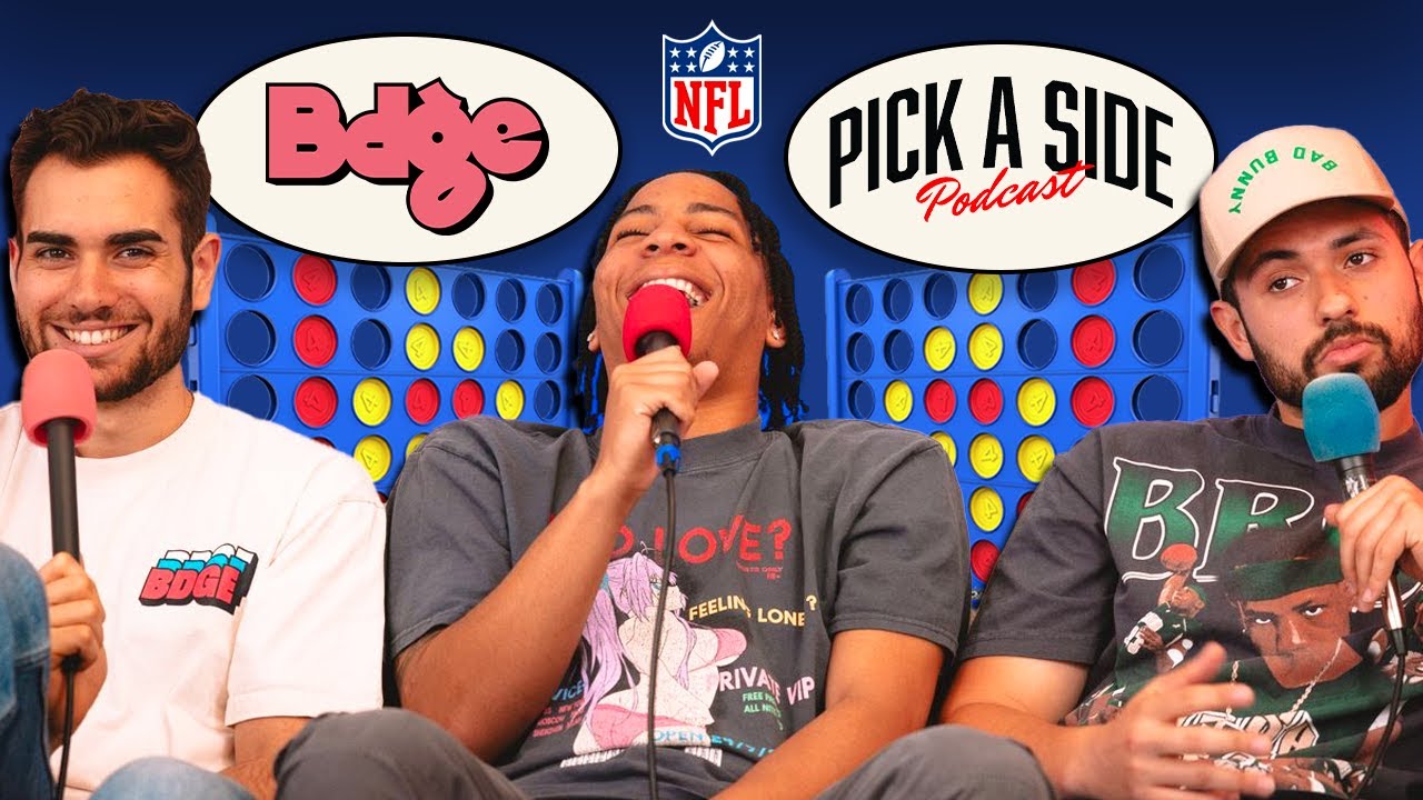 Playing NFL Connect 4 vs Pick a Side Podcast
