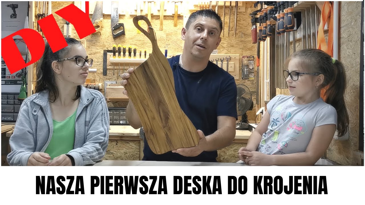 Наша первая разделочная доска - DIY