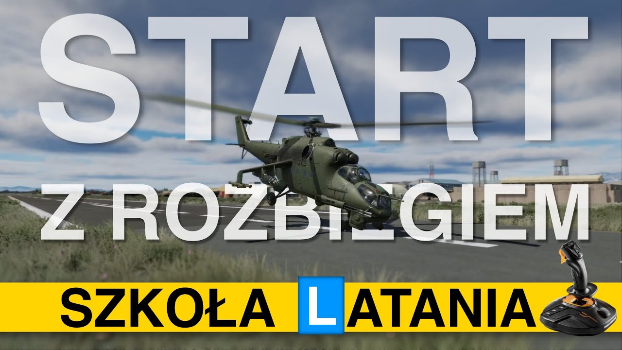 Start z rozbiegiem (Rolling Takeoff) #13 Szkoła Latania na śmigłowcach w DCS World, MSFS, X-Plane 12