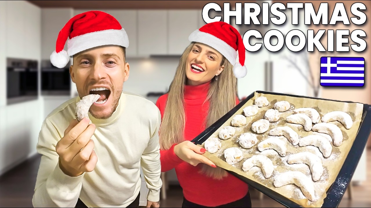 Cooking the most traditional GREEK CHRISTMAS cookies