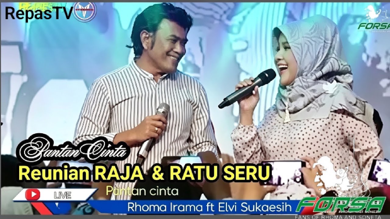 RHOMA IRAMA ft ELVI SUKAESIH  | PANTUN CINTA | Lagu seribu Kenangan di tempat Reunian 