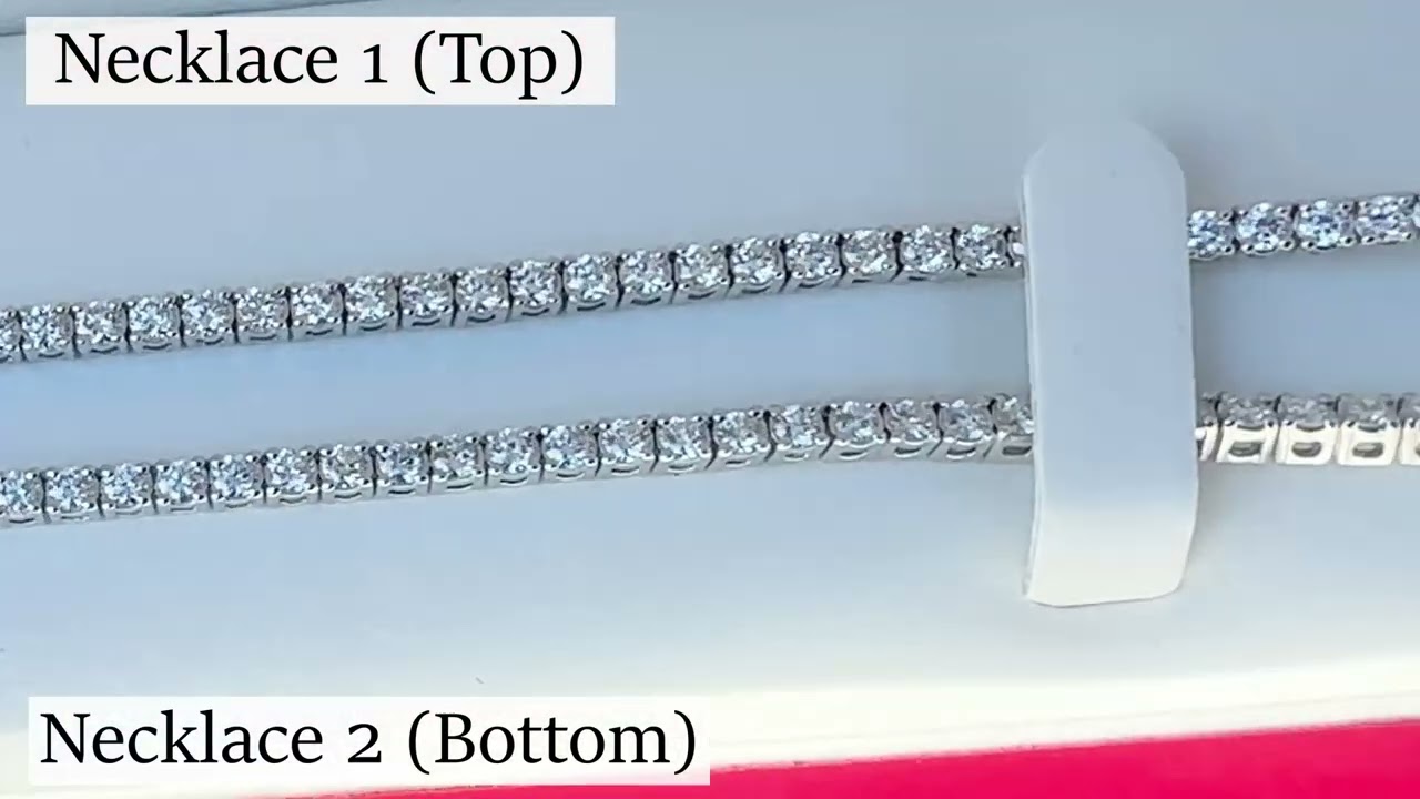 Tennis Necklace - LAB DIAMOND vs NATURAL DIAMOND! (James Allen)