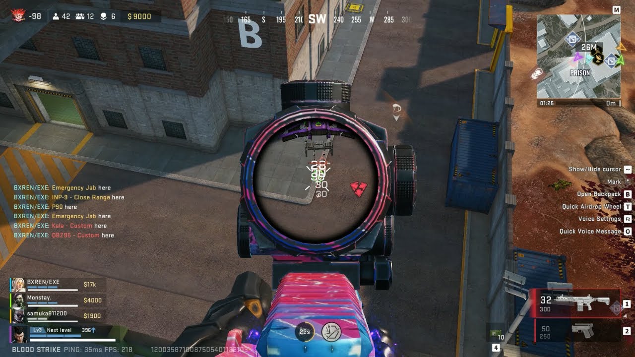 Playing on the HARDEST Bloodstrike Server (Asia Mythic Lobby)