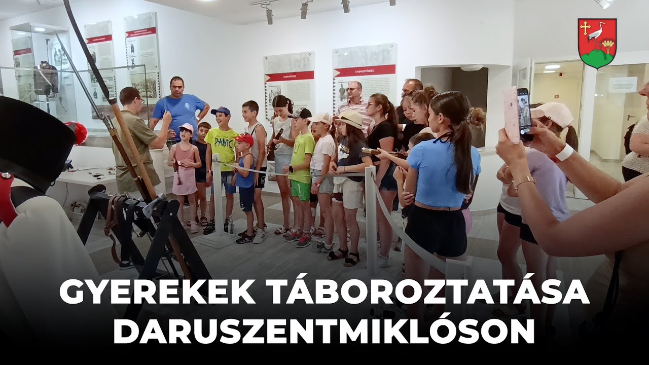 2024.07.15 - Gyerekek táboroztatása Daruszentmiklóson
