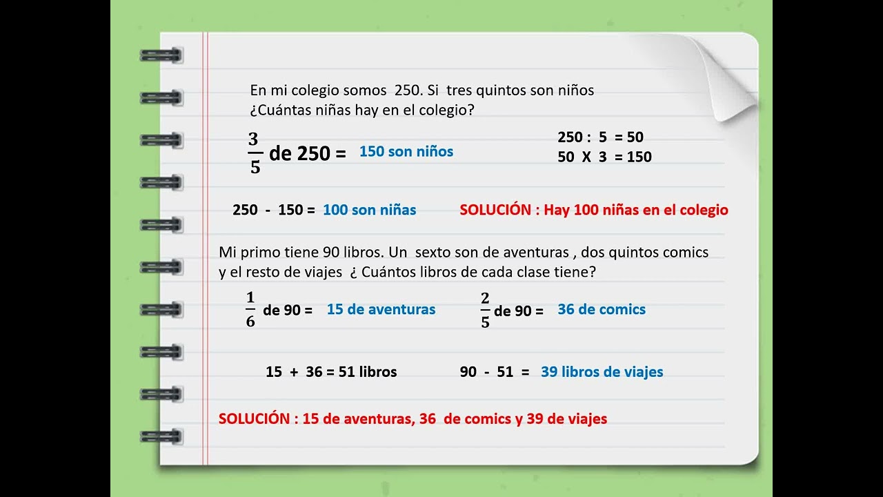 Fracción de un número primaria