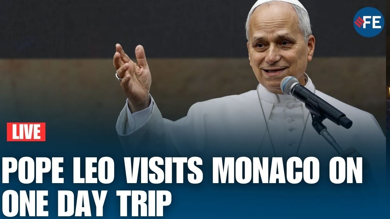 LIVE: Pope Leo Meets Prince Albert II During Monaco Visit