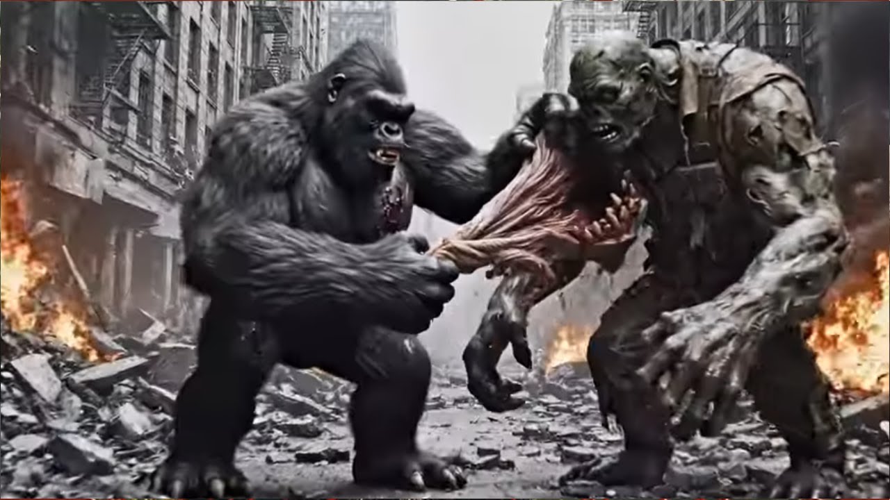 King Kong vs Giant Zombie Apocalypse | Epic Monster Survival Movie