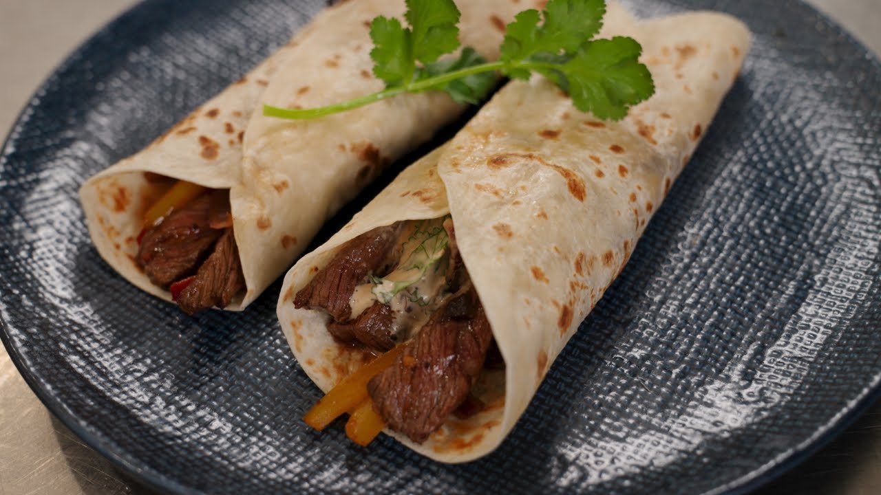 BEEF FAJITAS with Chipotle Crema