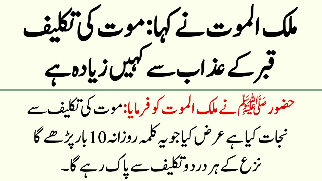 Nabi saw Ki Taleem| Zikr Aur Maut Ko Yaad Karne Ka Paigham | Maut Ki Haqeeqat Aur Zikr Ki Ahmiyat