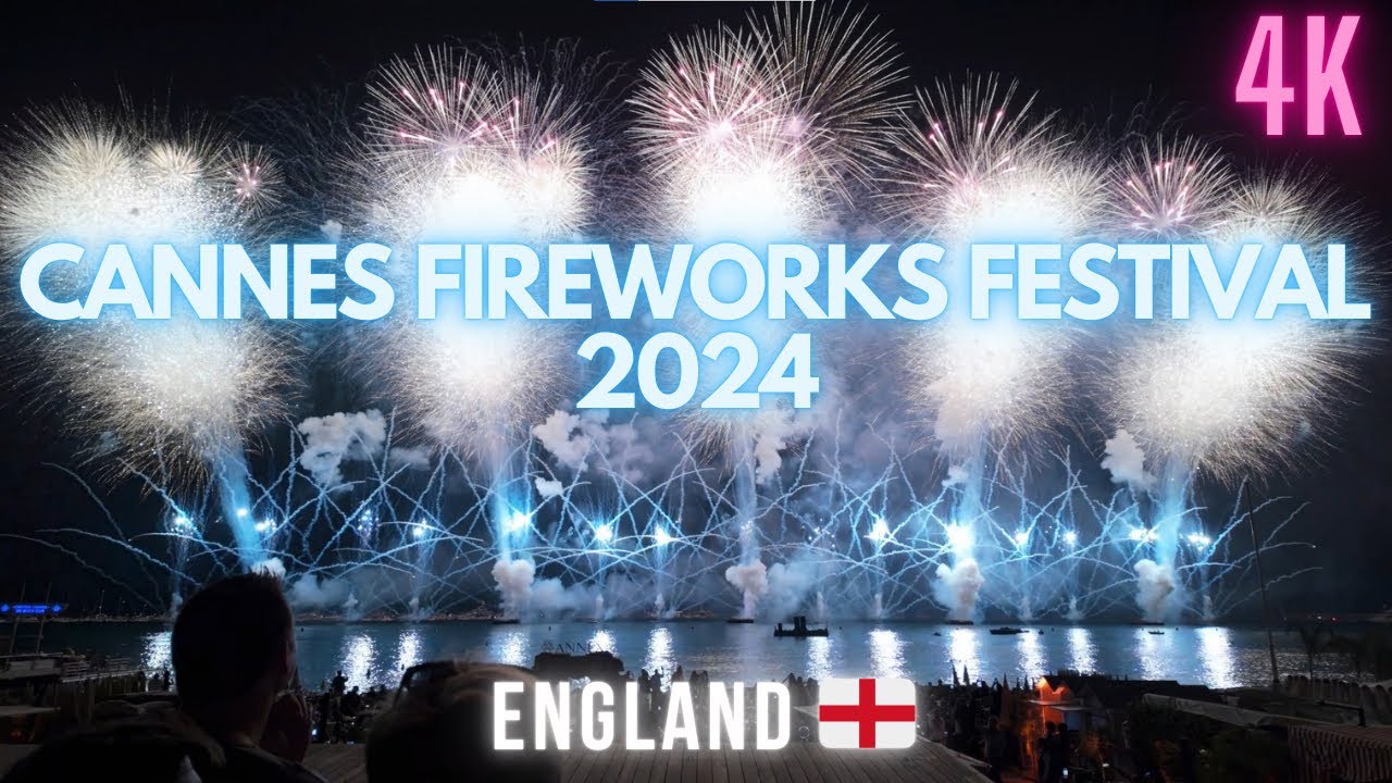 Cannes Fireworks Festival 2024: England🏴󠁧󠁢󠁥󠁮󠁧󠁿 Lights Up the Sky!