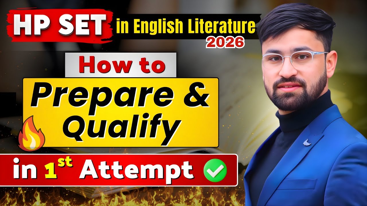 How to Prepare and Qualify HP SET 2026 English Literature !! Target UGC NET June, 2026