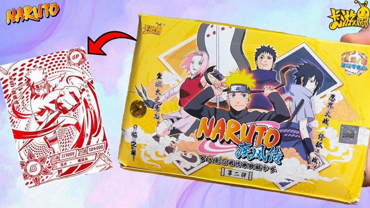 CAN I FINALLY PULL A GP?! Opening a Naruto Kayou Tier 1 Wave 2 Booster Box!