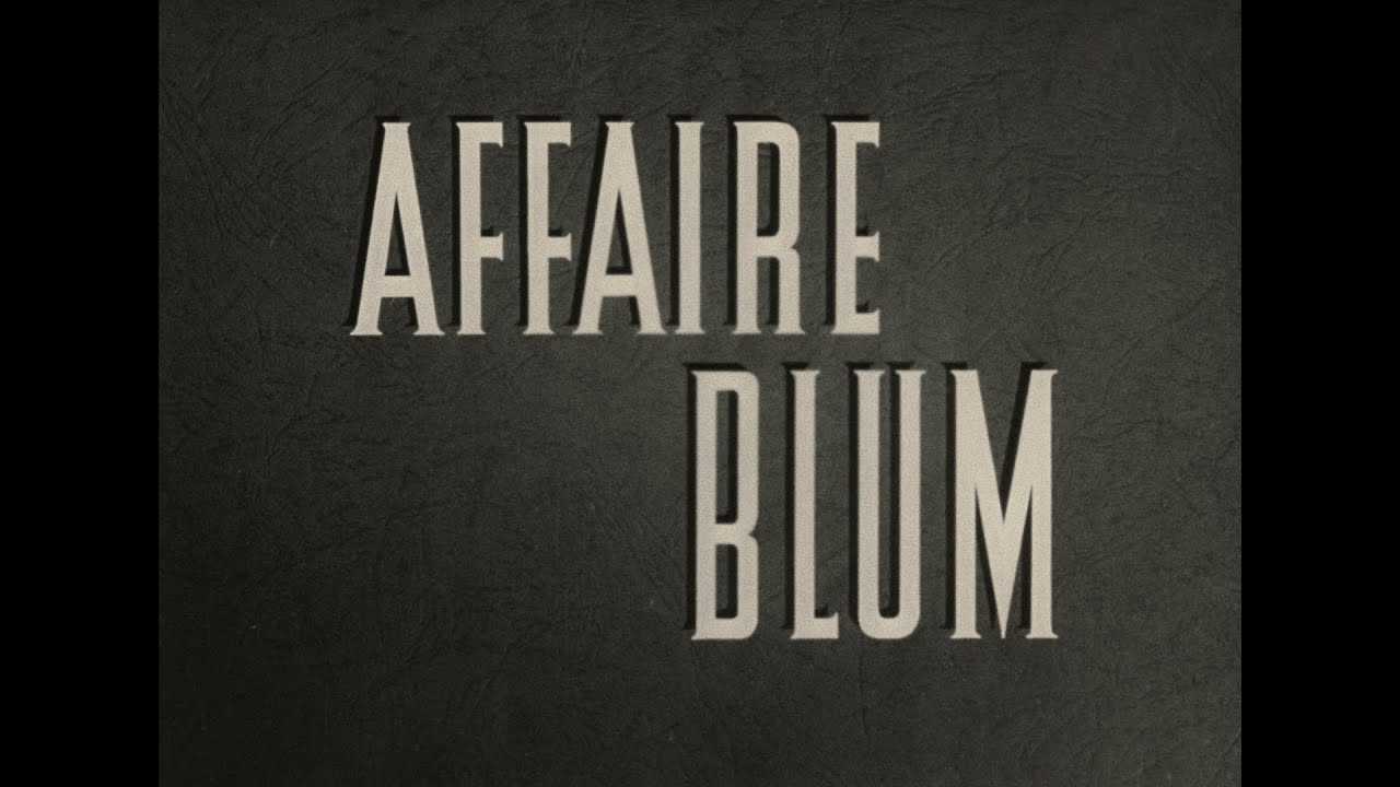 Affaire Blum - Jetzt auf DVD! - DEFA Filmjuwelen