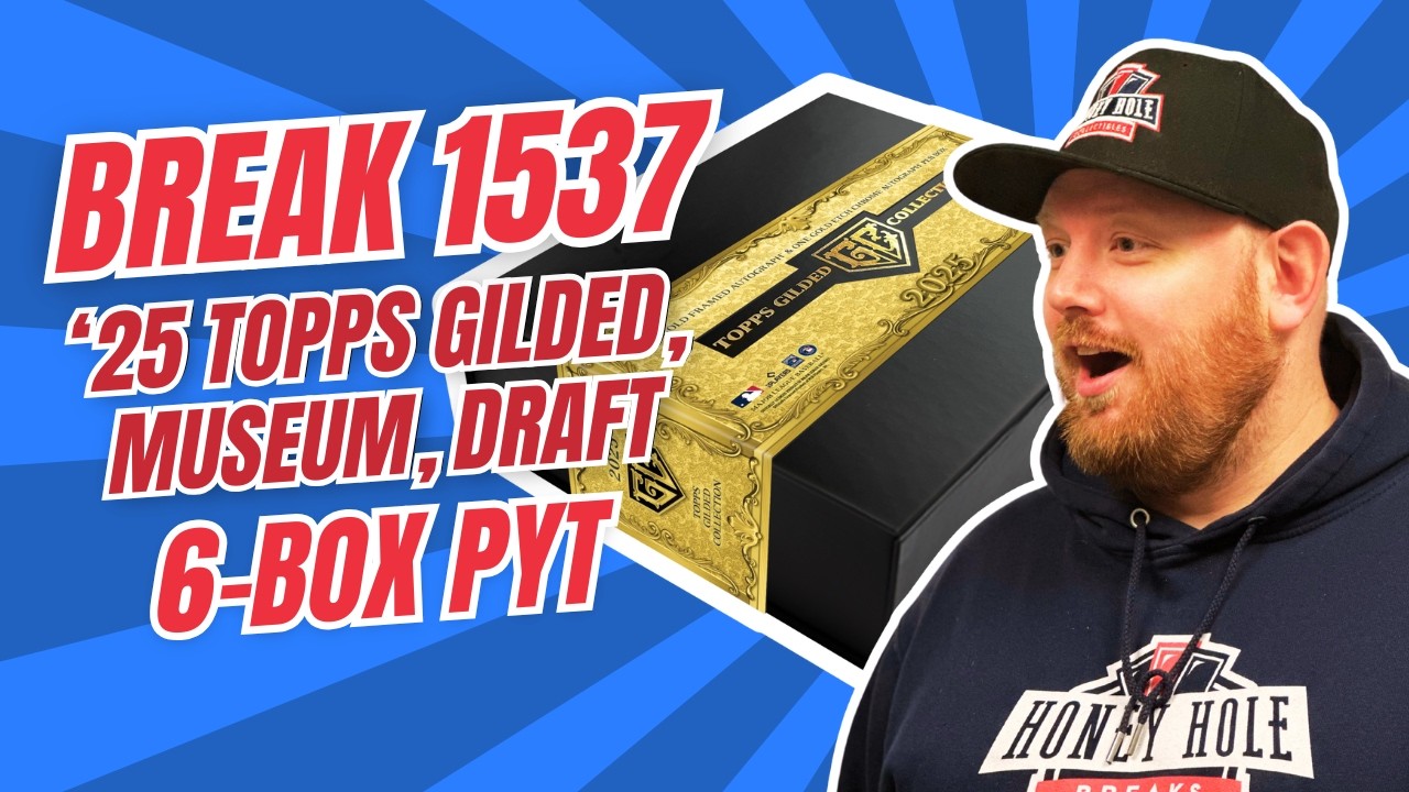 ЭКСПРЕСС!!! 2025 Topps Gilded + 2025 Topps Museum + 2025 Bowman Draft - 6-Box PYT Break #1537