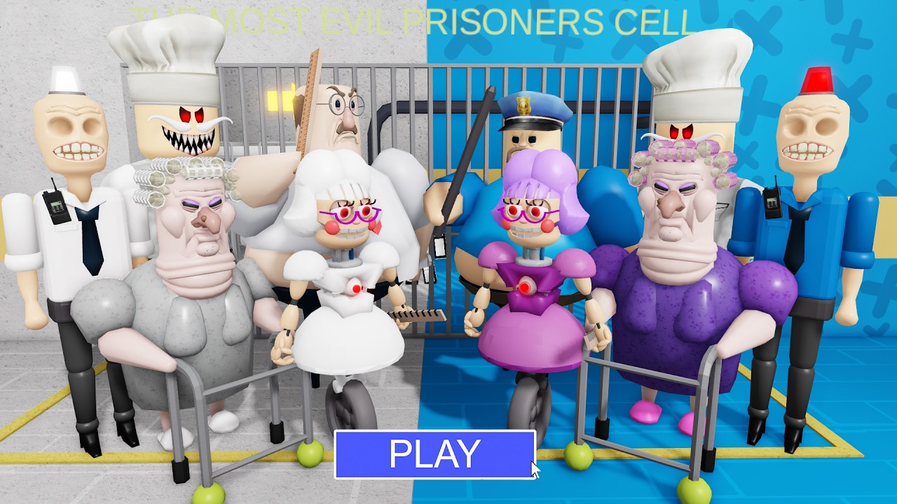 Angel Bosses Vs Barry's Bosses! BARRY'S PRISON RUN! #obby #roblox