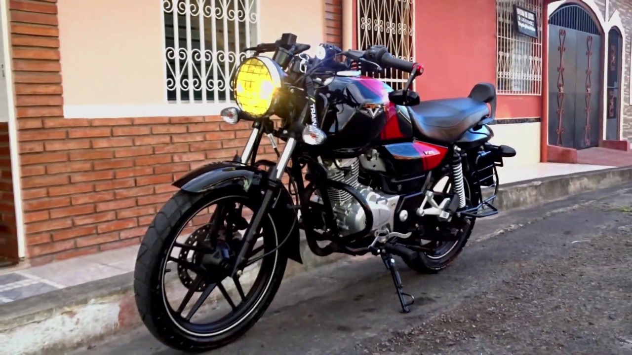 Modified Bajaj V15 2018 Custom Front Cafe Racer - #bajajv15 #bajajcustom #bajajv15modificada
