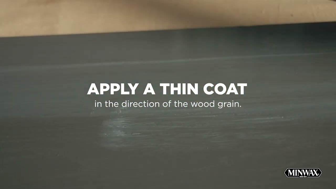 Minwax&reg; | How to Apply a Protective Finish