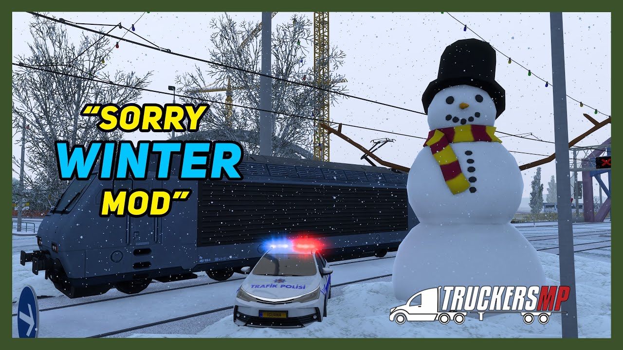 TruckersMP Game Moderator Patrol but “sorry winter mod”  |  GM POV #3