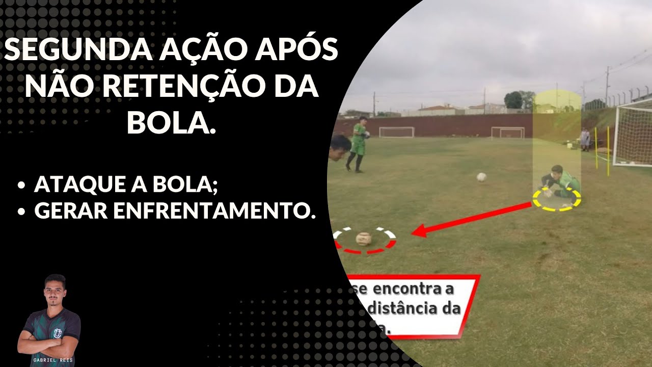Treinamento para goleiros: Segunda ação após espalmar a bola (Atacar ou gera situação de confronto)