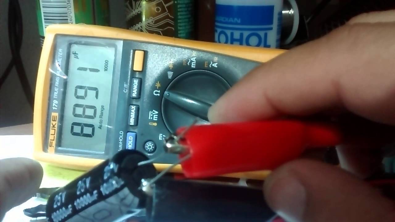 Prueba de Condensador Electrol&iacute;tico