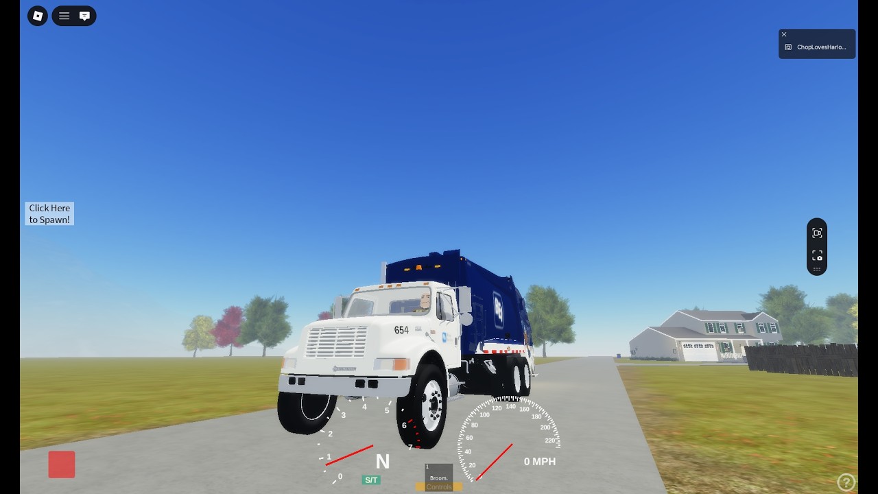 UPDATED BFI 4900 MCNEILUS REAR LOADER COLLECTING TRASH
