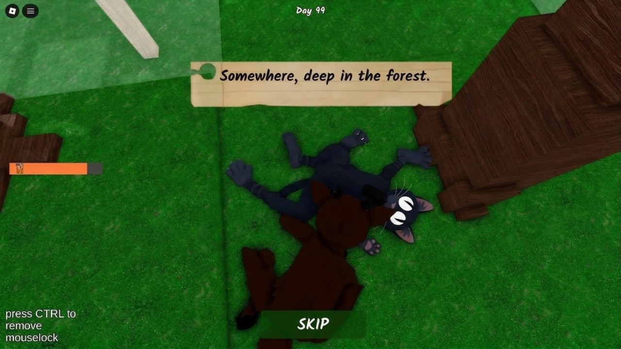 Surviving The New Update Solo in 99 Nights in The Forest ROBLOX