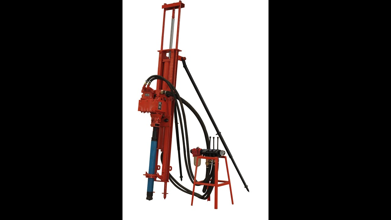 WKQ100 Full Pneumatic DTH Rig Installation. Full pneumatic drilling rig