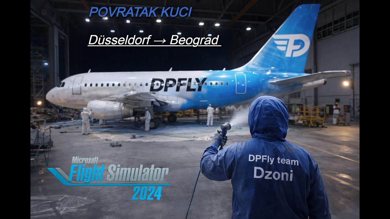 ✈️ DPFLY A320 | Operator za Air Serbia || MSFS 2024 LIVE