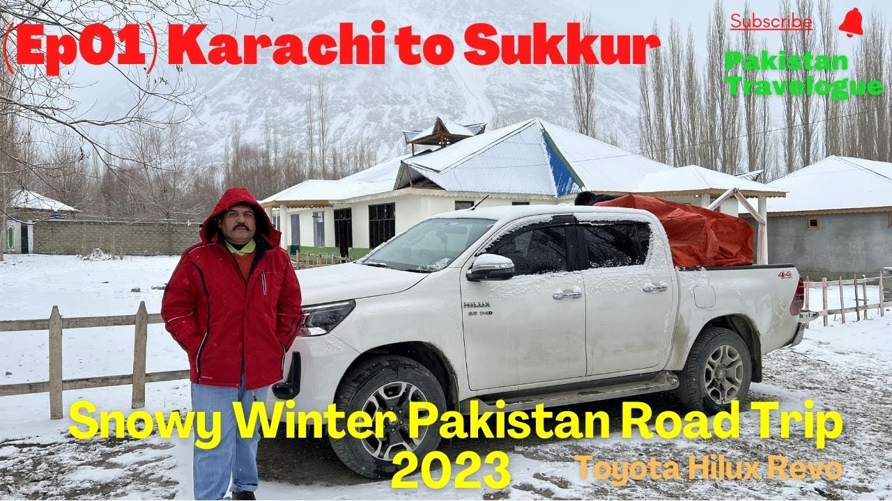 (Ep01) Revo Karachi to Sukkur | Snowy Winter Pakistan Road Trip January 2023 ~ Detailed Series