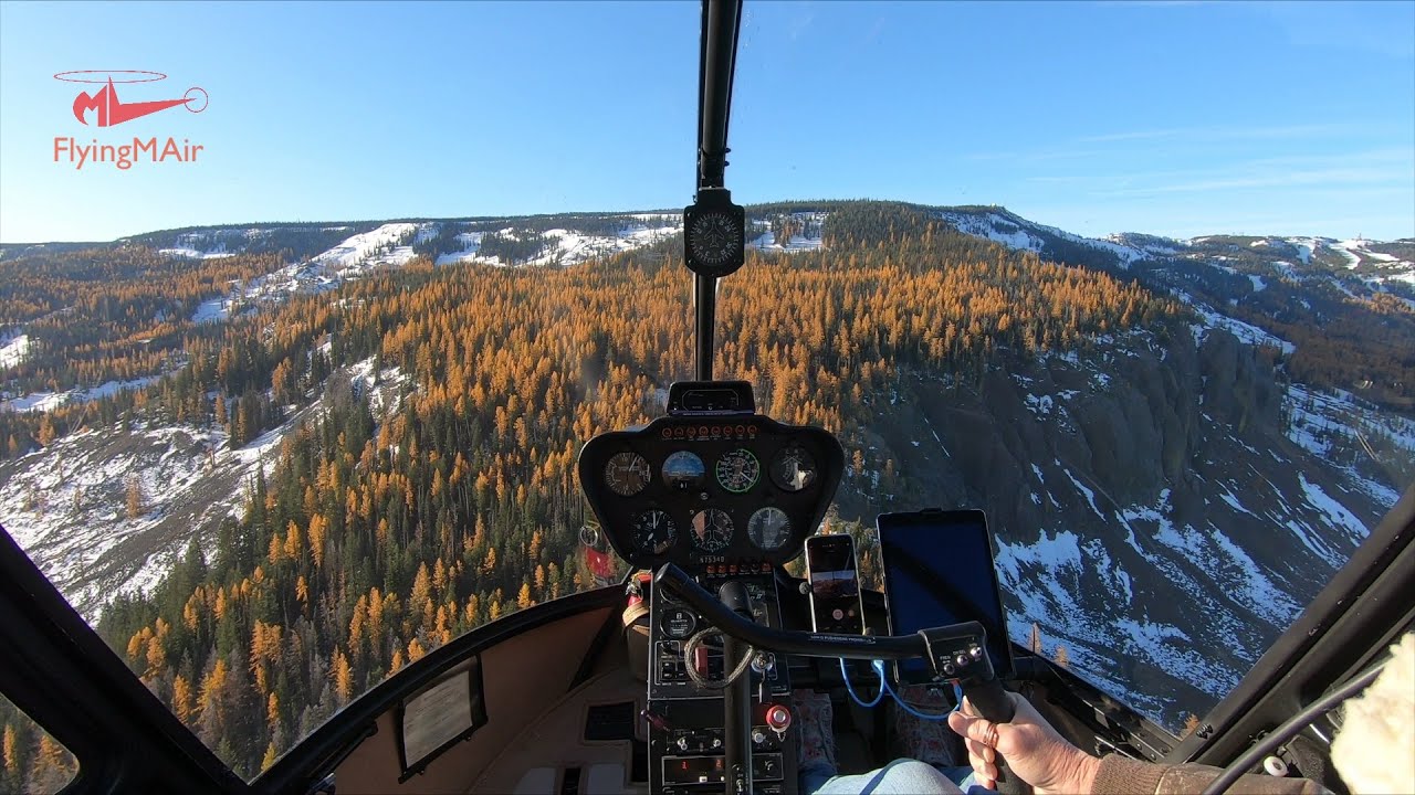 Helicopter POV Flight: Autumn at Mission Ridge & Wenatchee
